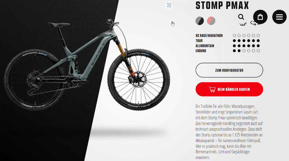 Fahrrad verkaufen SIMPLON Simplon Stomp Pmax S Ankauf